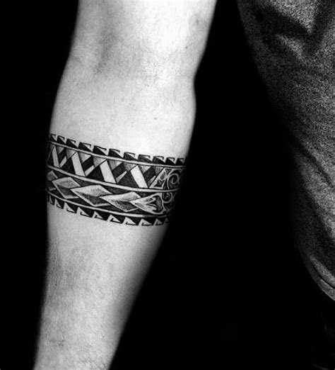 53 Tribal Armband Tattoo Designs for Men